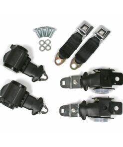 Alternative view of 401-23 Coupe & Cabrio veiligheidsgordel set met 3 punt's (Reman GM-gesp)72-73