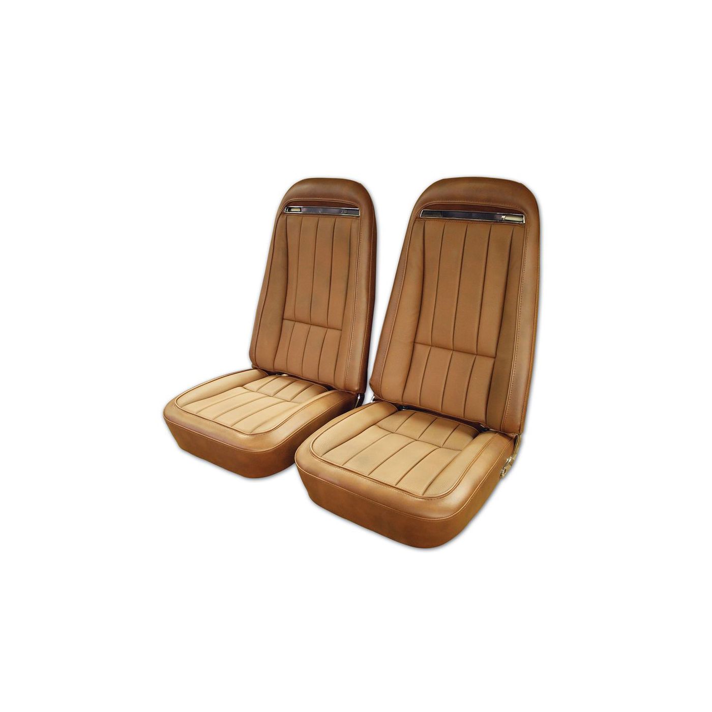 I-3075 Compleet voorgemonteerde vinylstoelen met frames (met optie voor schoudergordel) 70-74