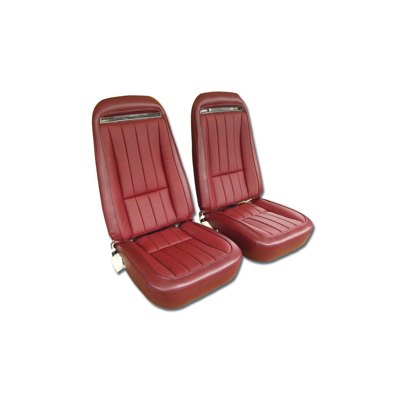 I-3096 Compleet voorgemonteerde 100% lederen stoelen met frames 76-78 - Afbeelding 3