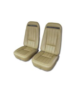 I-3080 Compleet voorgemonteerde lederen/vinyl stoelen in originele stijl met frames (optie met schoudergordel) 70-71