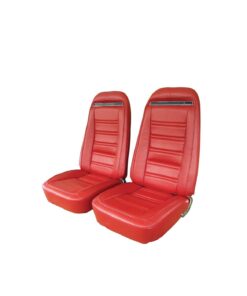 I-3081 Compleet voorgemonteerde lederen/vinyl stoelen in originele stijl met frames (optie zonder schoudergordel) 72