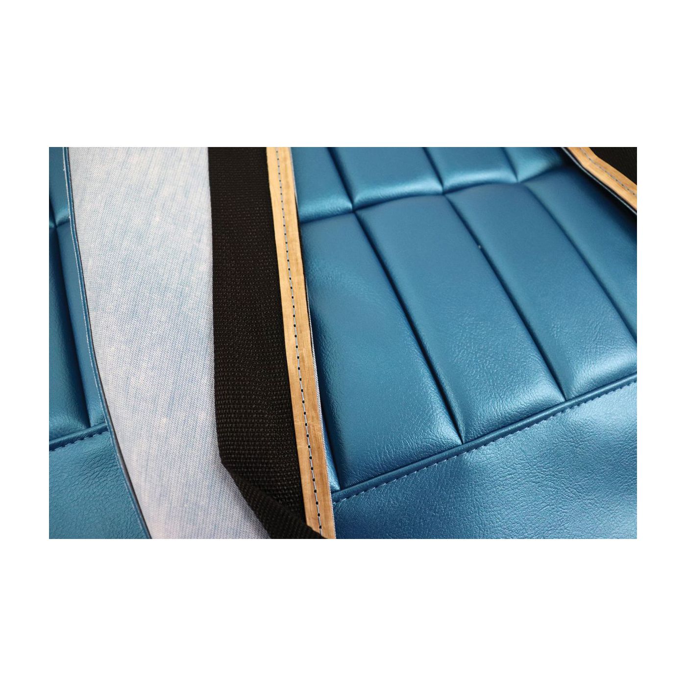 I-3097 Compleet voorgemonteerde leerachtige (vinyl) stoelen met frames (optie zonder schoudergordel) 70-71 - Afbeelding 2