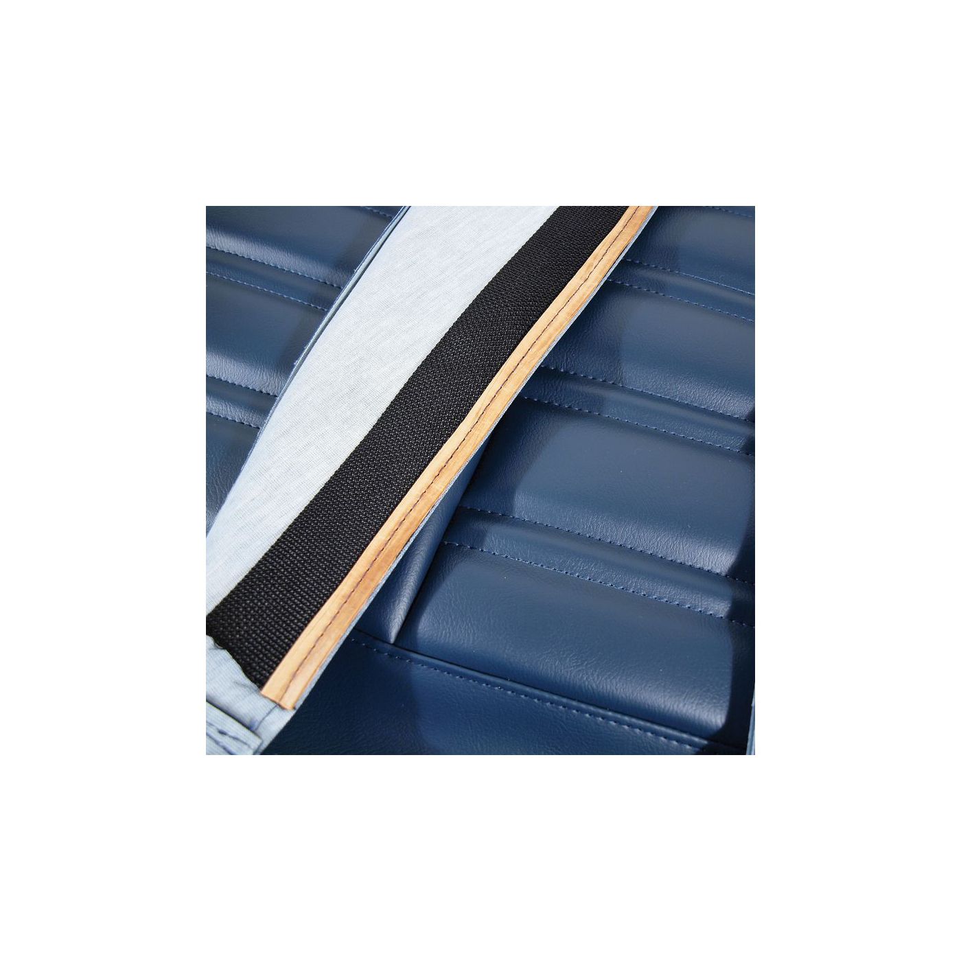 I-3102 Compleet voorgemonteerde leerachtige (vinyl) stoelen met frames (optie met schoudergordel) 72-74 - Afbeelding 3
