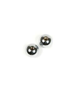 402-18 64-67 Deuropening & 67-78 stoelverstelling chromen knoppen (zwaar metaal)
