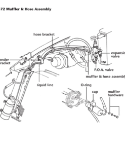 Alternative view of 449-77D Montagebouten AC-compressordemper 63-82