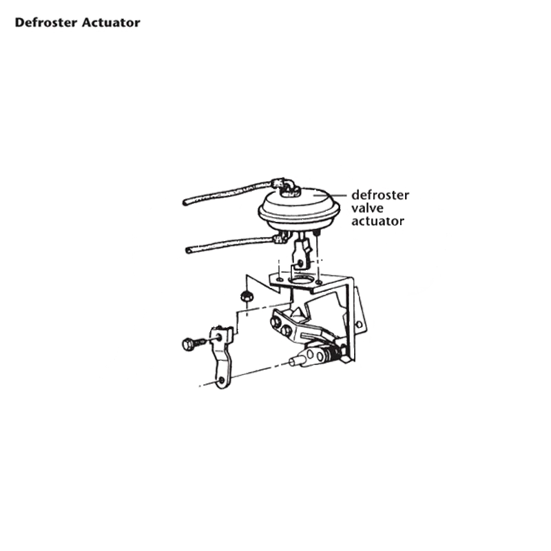409-62D Verwarmings-/AC-distributie-vacuümactuator (603, 912 of 999) 68-76 - Afbeelding 2