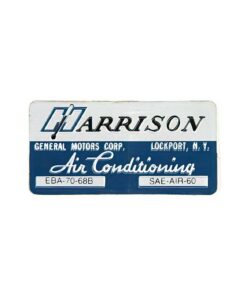 MF-318 Sticker airconditioning-warmtewisselaar 68