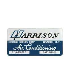 MF-320 Sticker airconditioning-warmtewisselaar 70