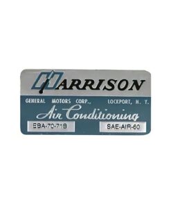 MF-321 Sticker airconditioning-warmtewisselaar 71
