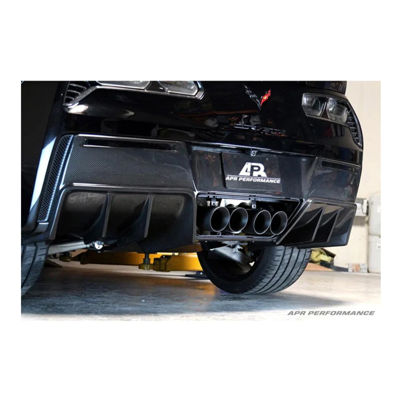 F-855 Z06 APR Rear Diffuser Version 2 w/Undertray 14-19 - Afbeelding 3