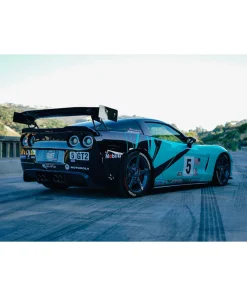 Alternative view of F-862 Z06 Coupe APR Carbon Fiber GTC-500 Adjustable 74" Wing 05-13