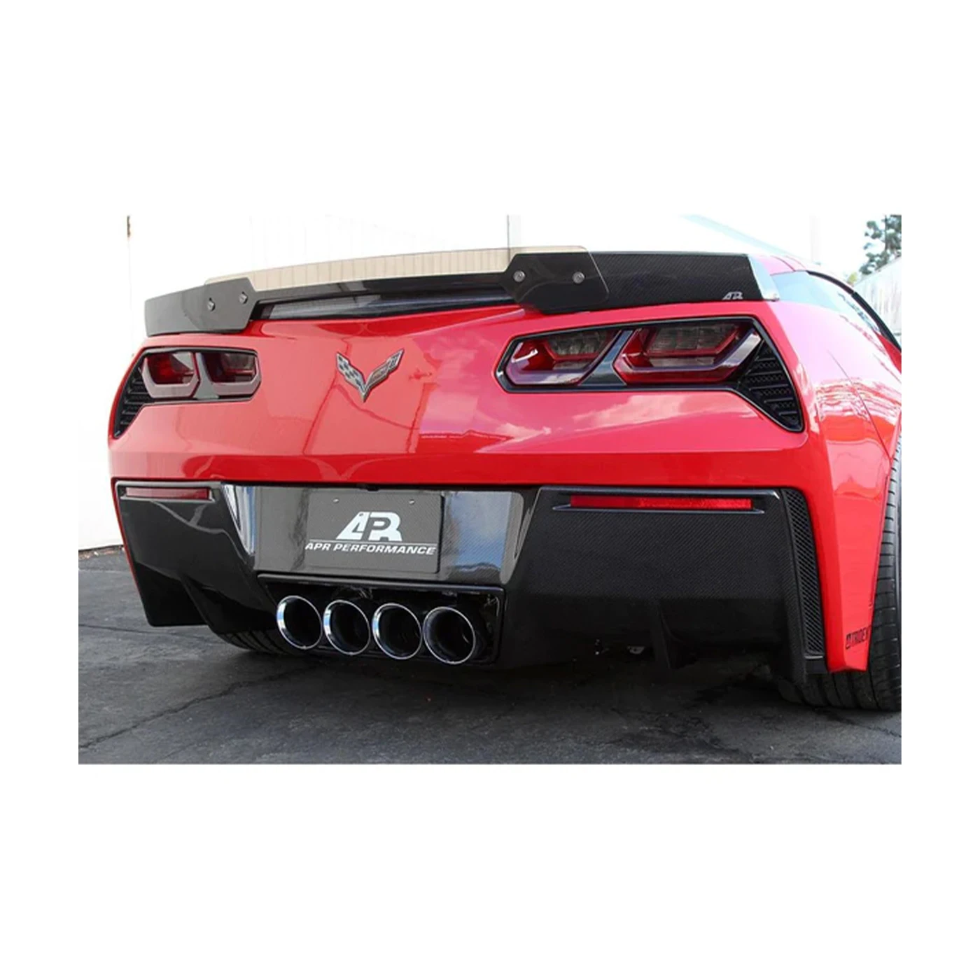 F-872 APR Rear Deck Track Pack Spoiler - Version 2 w/o Wicker Bill 14-19 - Afbeelding 3