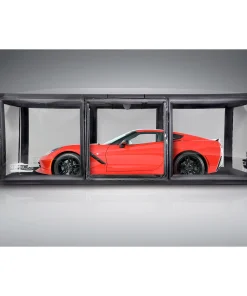 X-4638 CarCapsule CF1-serie 18' binnen vitrine met verfraaide vloer, Intellicharger en LED-set 53-24