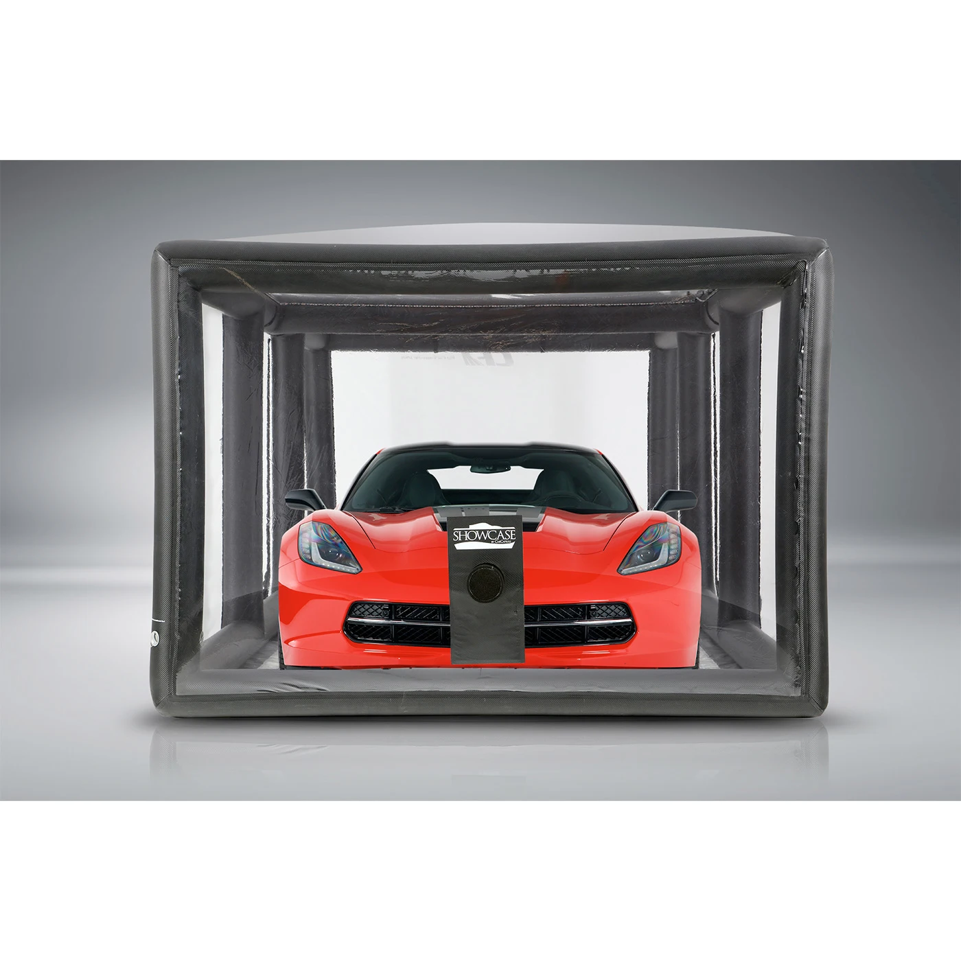X-4638 CarCapsule CF1-serie 18' binnen vitrine met verfraaide vloer, Intellicharger en LED-set 53-24 - Afbeelding 2