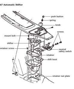 Alternative view of ST-617 Auto-pookknop set 65L-82