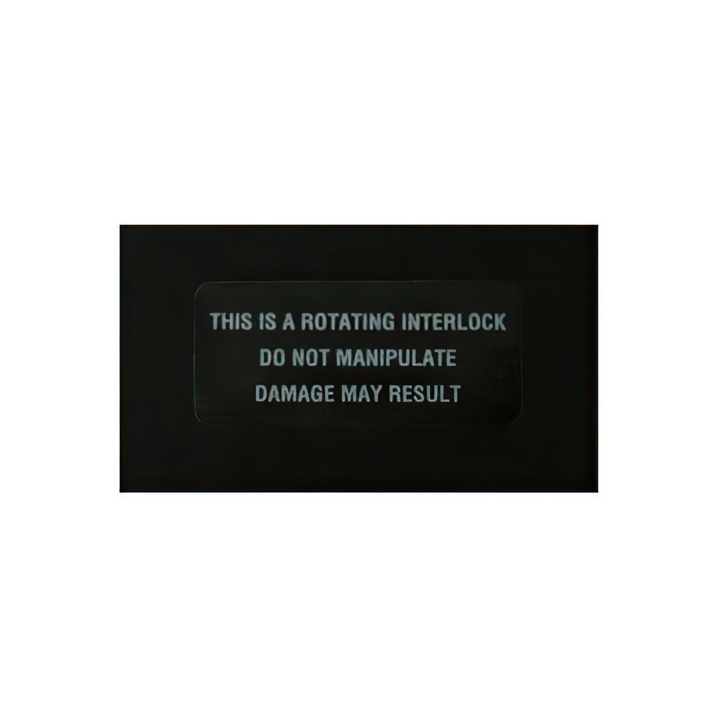 414-28A Waarschuwingssticker voor stuurkolomvergrendeling 69