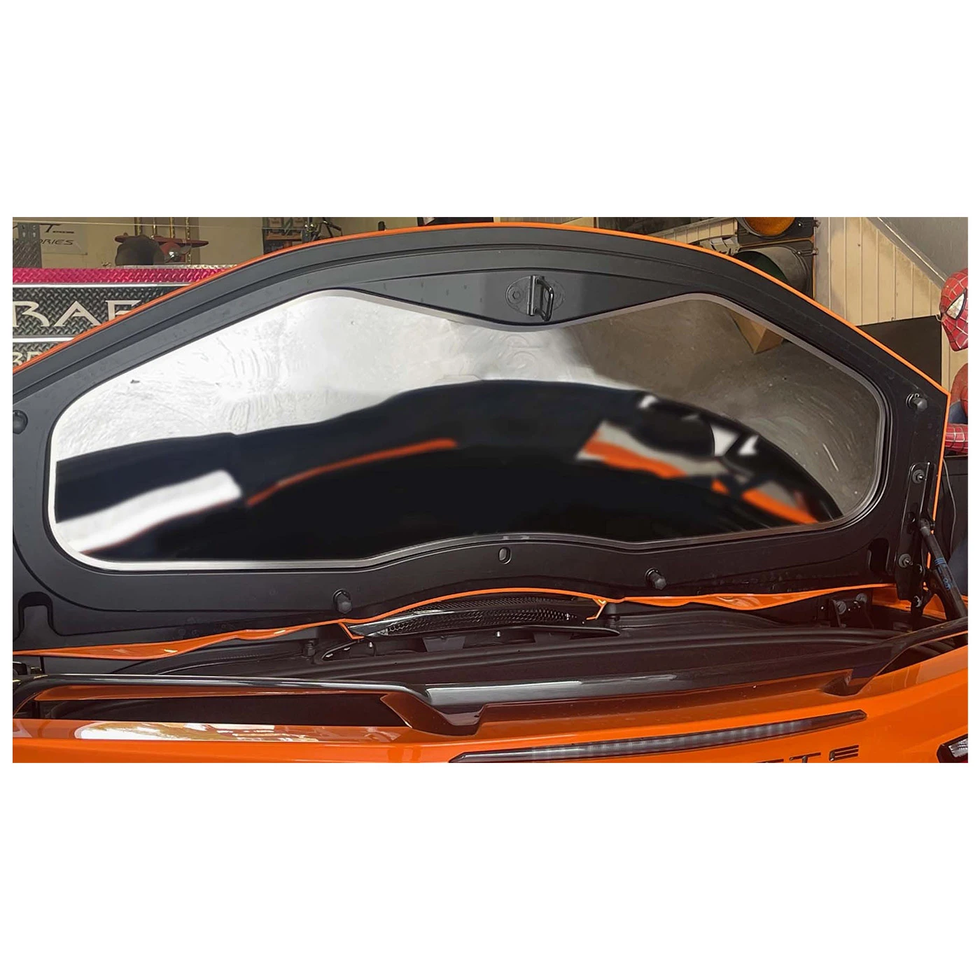 X-4611 Cabrio gepolijst kofferbakpaneel uit één stuk met geborsteld frame 20-24