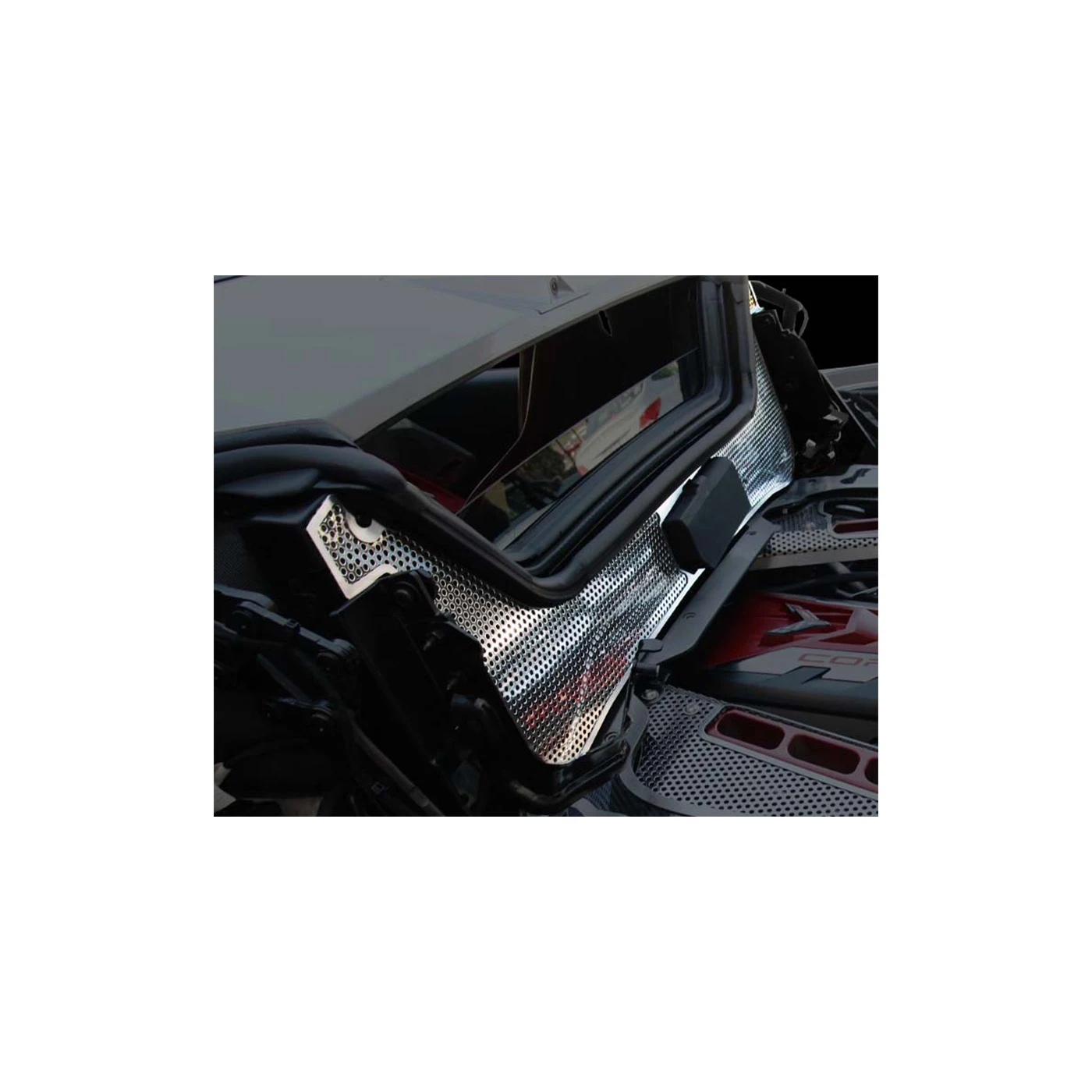 X-4614 Cabrio geperforeerd roestvrijstalen achterruitframe 20-24