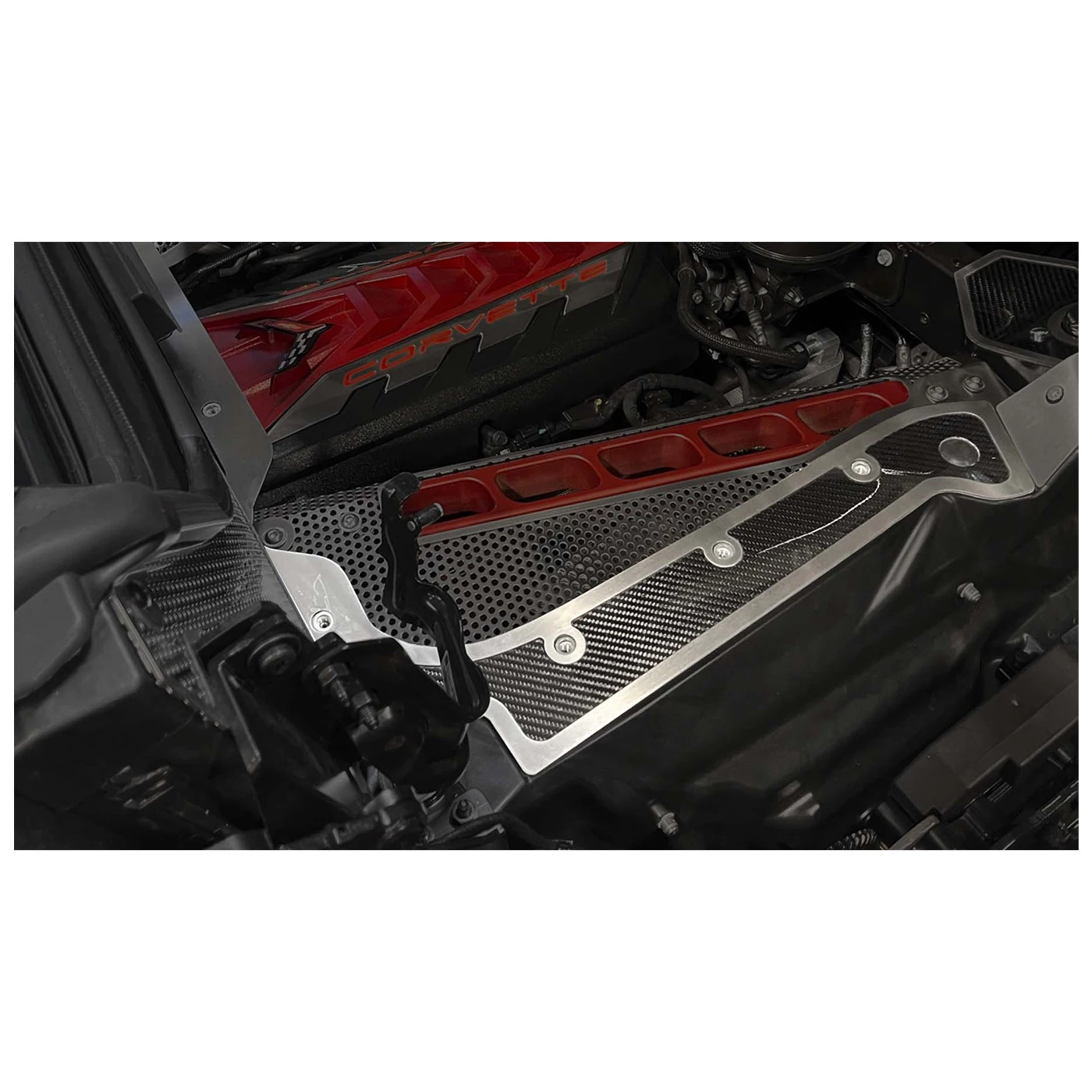 X-4617 Cabrio motorframe railafdekkingen van koolstofvezel met geborstelde afwerking 20-24 - Afbeelding 2