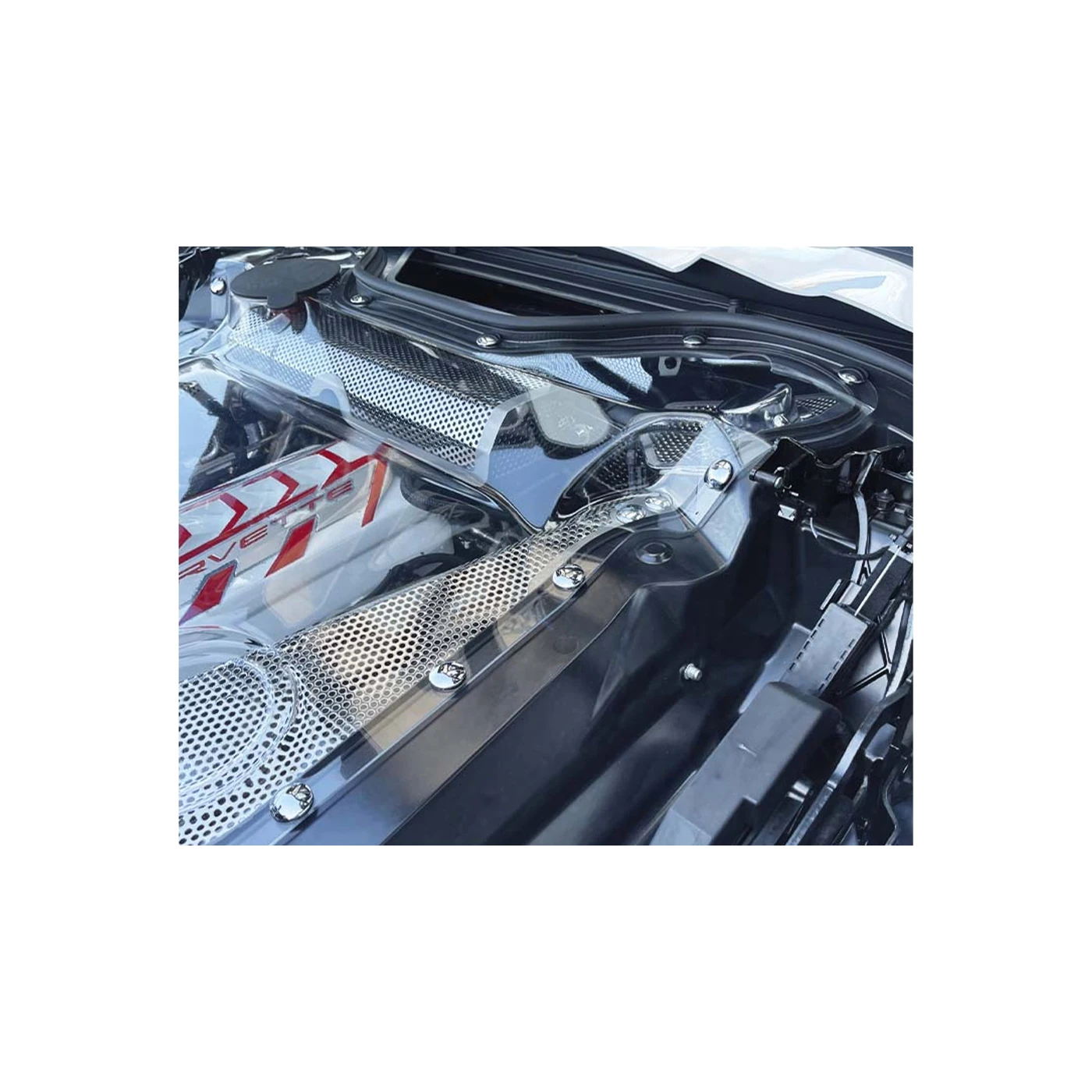 X-4624 Cabrio gepolijste roestvrijstalen motorboutafdekking set 20-24