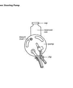 Alternative view of 495-22 Reservoir stuurbekrachtigingspomp 63-74