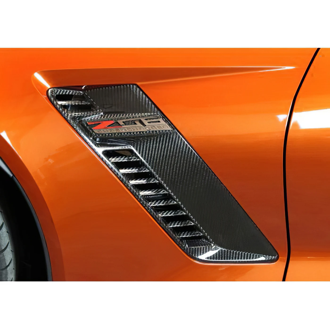 F-786 Z06 APR Carbon Fiber Fender Side Vents 15-19 - Afbeelding 2