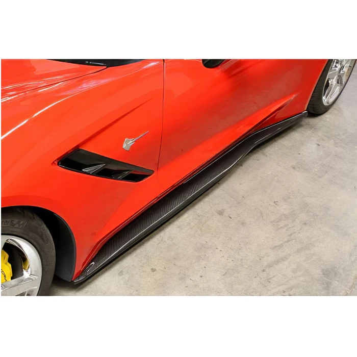 F-789 APR Carbon Fiber Side Rocker Extensions 14-19 - Afbeelding 4