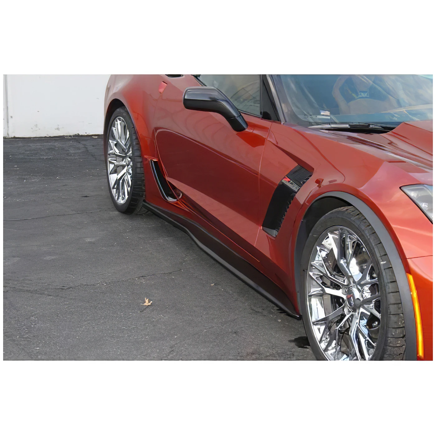 F-801 Z06/GS APR Carbon Fiber Side Rocker Extensions 15-19 - Afbeelding 2