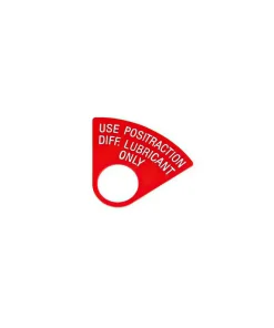 504-42 Differentieel plastic label - Rood 66-72