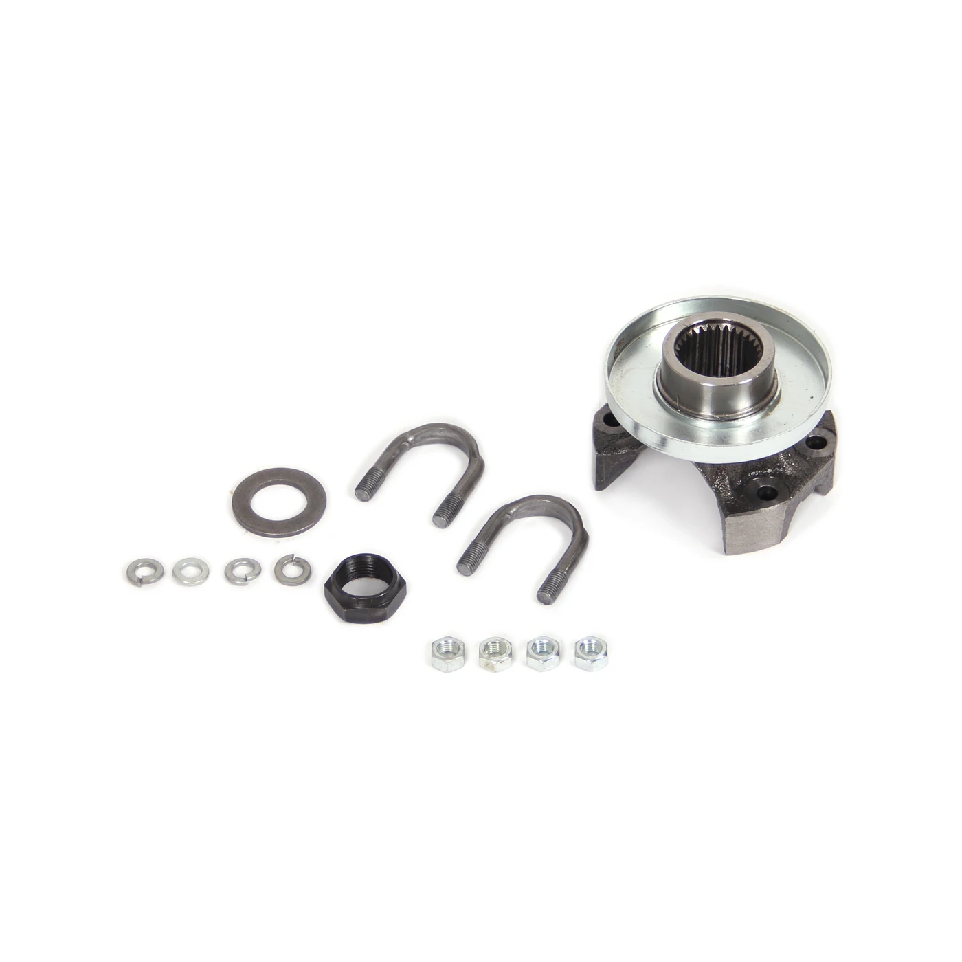 SU-1620 Differentieel voorste yoke met U-bout, moer en ring 65-70