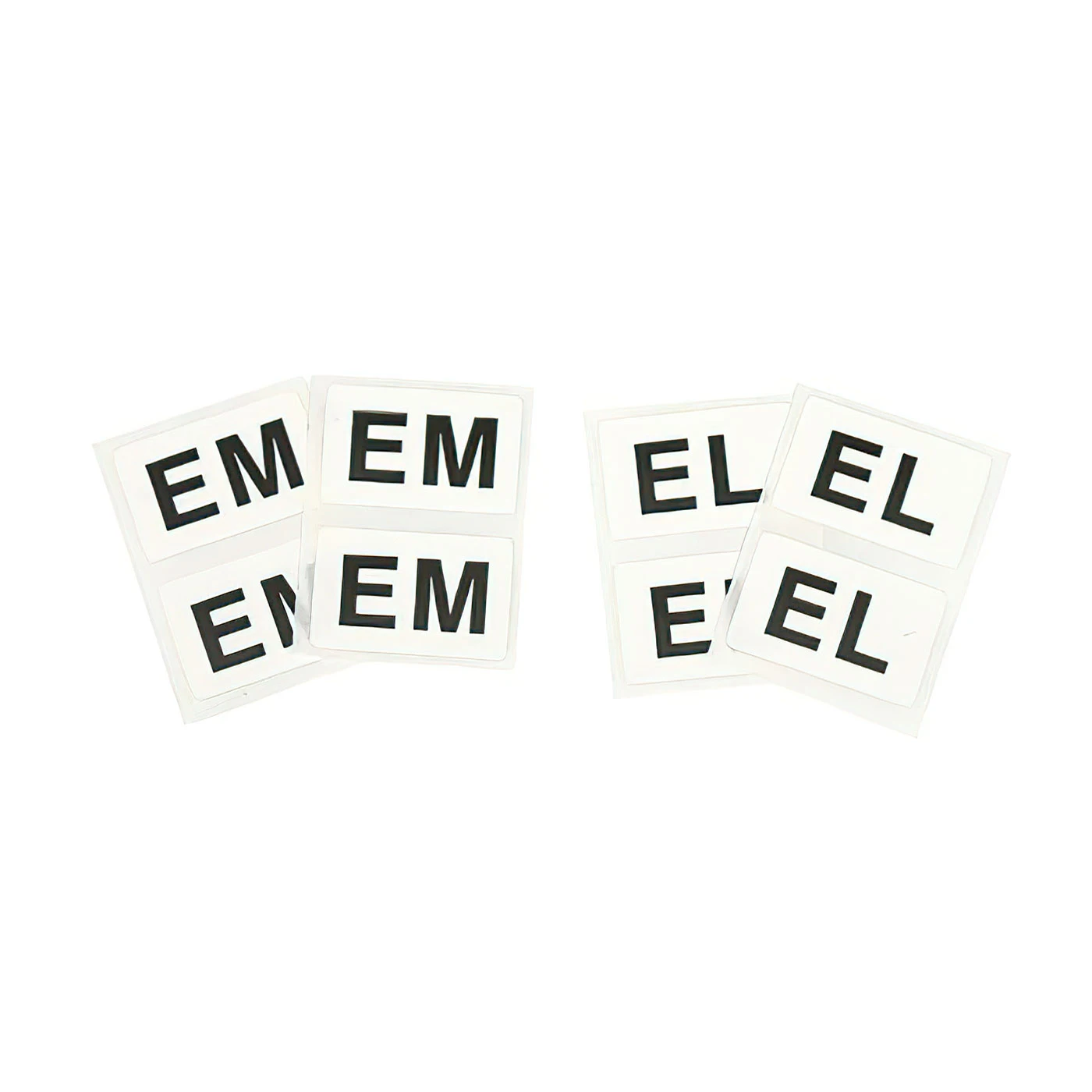 MF-447 Schokdemper-identificatiestickers (EL & EM) 63-79