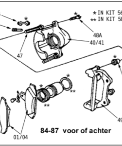Alternative view of 640-45 Ontluchting's nippels voor remklauwen (2) 84-13