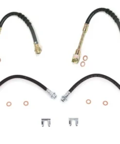 640-32A Rubberen remleiding set met ringen en clips 84-87
