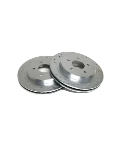 600K038 12in Power Stop Drilled & Slotted Rotors w/Z23 Ceramic Brake Pads 88-95