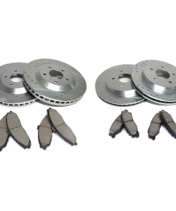 600K041 13in Power Stop Drilled & Slotted Rotors w/Z26 Warrior Brake Pads 88-96