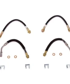 640-32C Rubberen remleiding set met ringen en clips 93