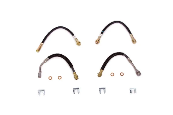 640-32C Rubberen remleiding set met ringen en clips 93