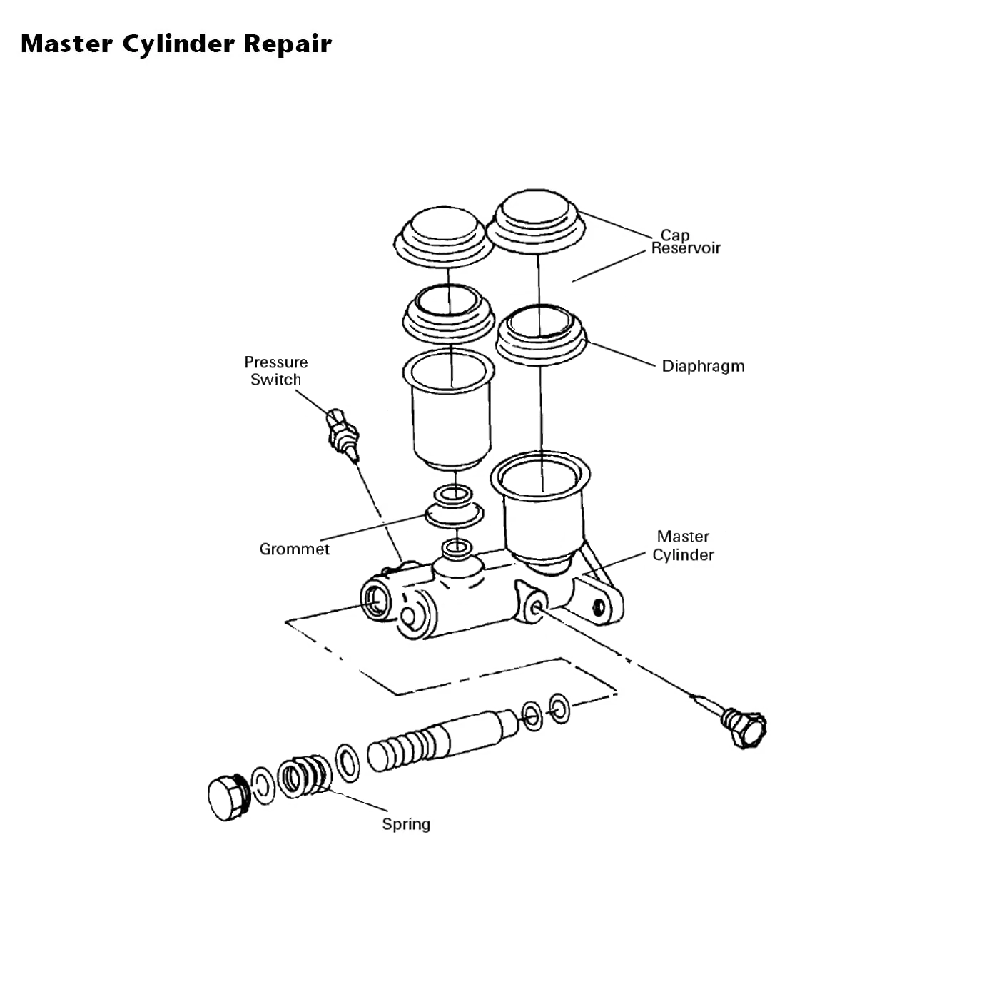 DB-446 Hoofdcilinder Reservoir Membraan 84-91 - Afbeelding 2