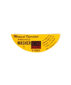 MF-528 Manual Washer Lid gele sticker 53-55