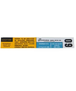 MF-529 Decal voor warmtewisselaar van airconditioning 81