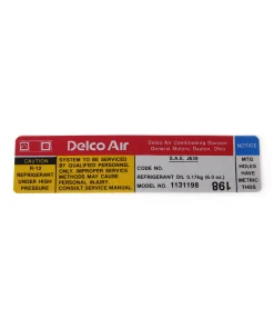 MF-531 AC Declo Compressor-sticker 80-82