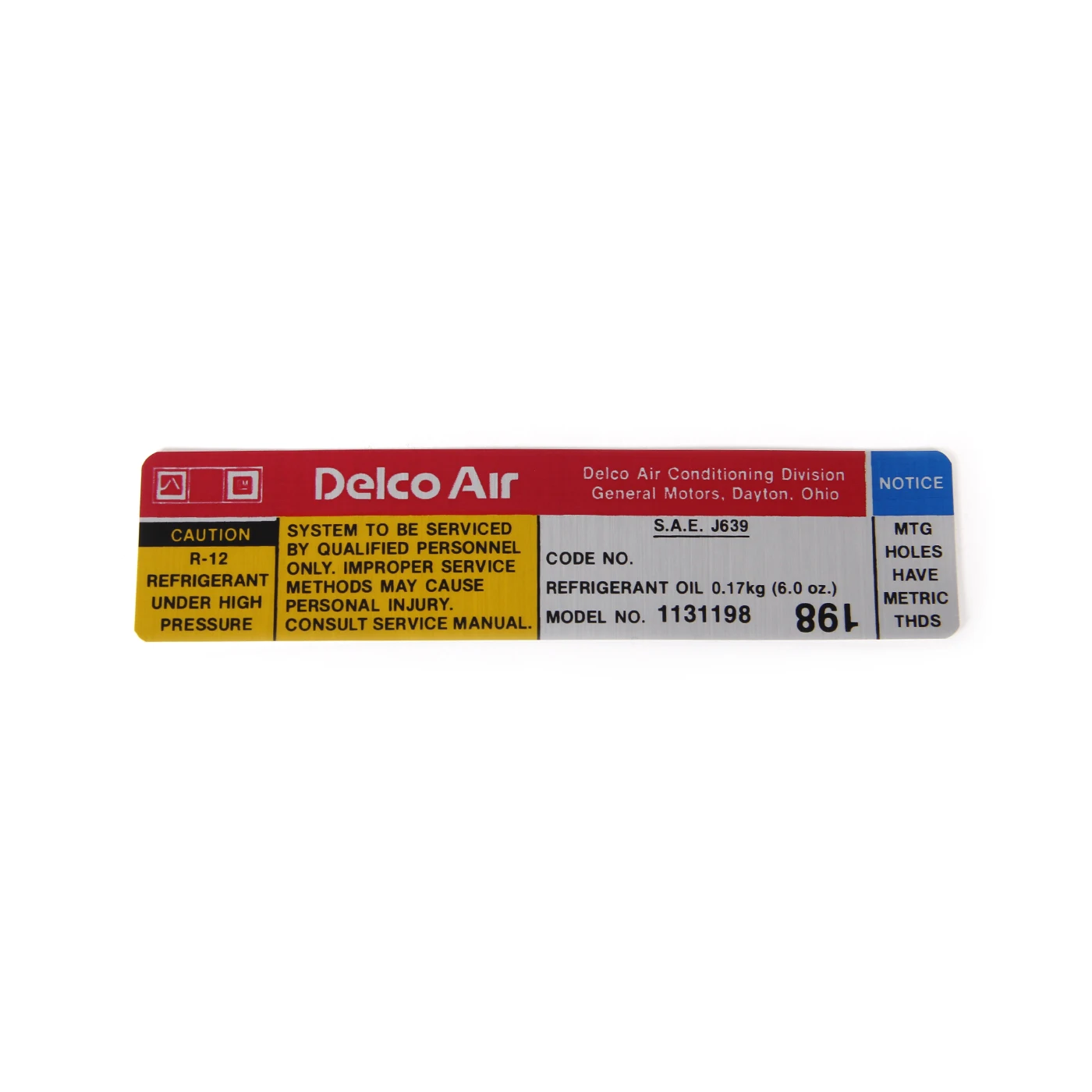 MF-531 AC Declo Compressor-sticker 80-82