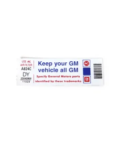 MF-532 Houd uw GM-auto...sticker 82