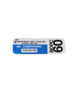 MF-533 Decal voor warmtewisselaar van airconditioning 78