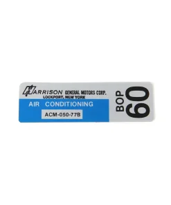 MF-536 Decal voor warmtewisselaar van airconditioning 77