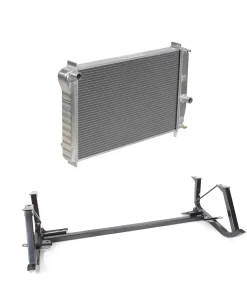 RA-354 6-Spd Direct Fit Aluminum Radiator & Support Cradle Combo 97-04