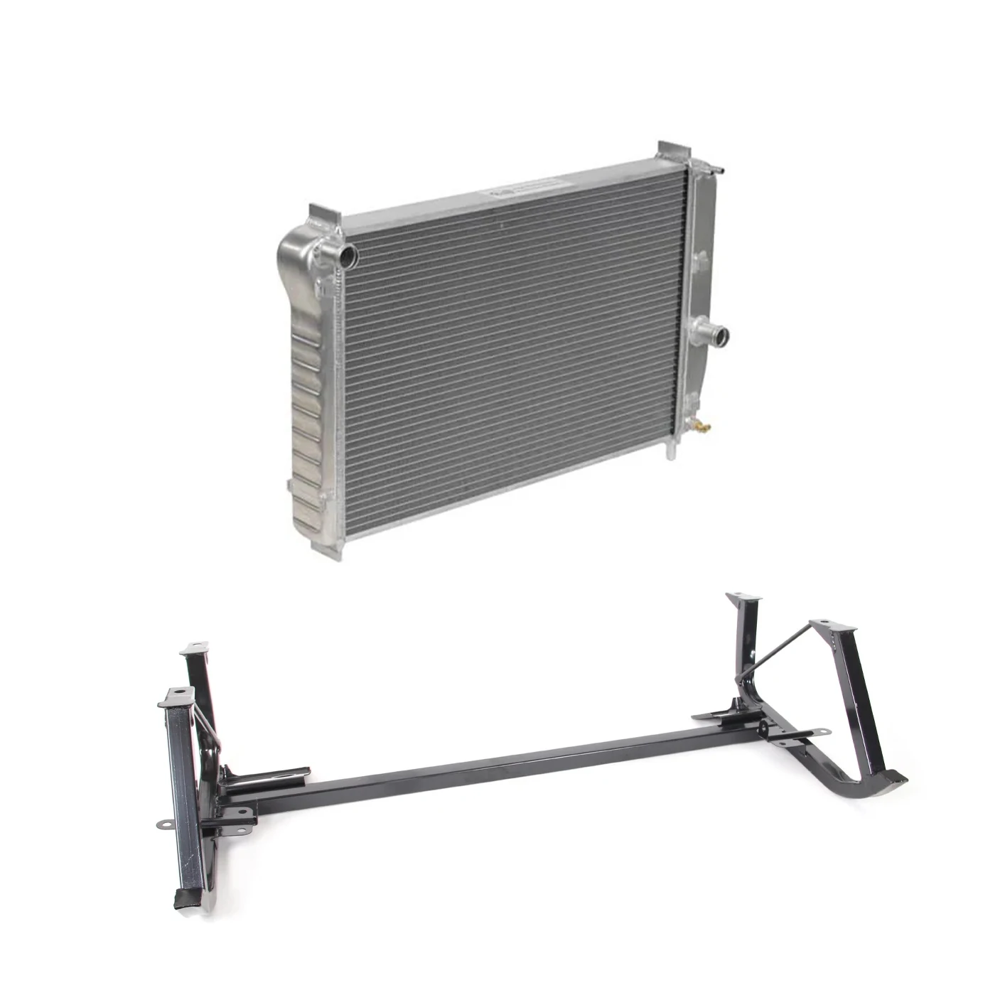 RA-354 6-Spd Direct Fit Aluminum Radiator & Support Cradle Combo 97-04