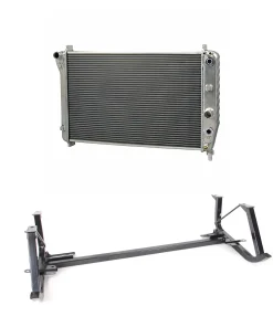 RA-355 w/Auto Direct Fit Aluminum Radiator & Support Cradle Combo 97-01E