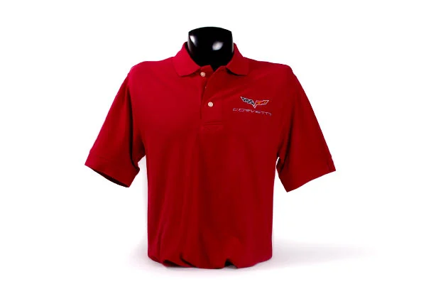 Heren C6 Corvette Cutter & Buck Toernooi Poloshirt - Afbeelding 2