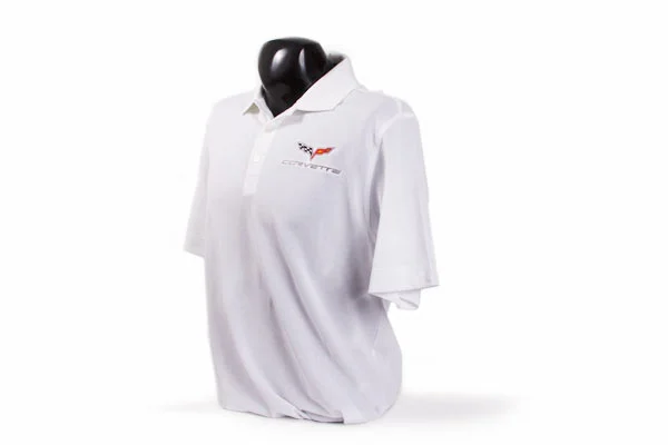 Heren C6 Corvette Cutter & Buck Toernooi Poloshirt - Afbeelding 7